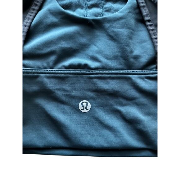 Lululemon Women's Black Submarine Double Tap Mesh Sports Bra Size 4 - Picture 6 of 9